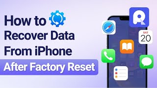 How to Recover Data after Factory Reset iPhone  iOS 17 Supported [upl. by Irelav]