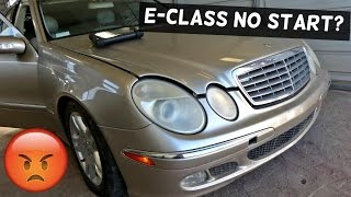 MERCEDES W211 NO START FUEL PROBLEMS E200 E230 E240 E280 E320 E350 E500 E550 E55 E63 [upl. by Barnes43]