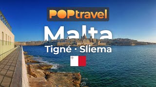 SLIEMA Malta 🇲🇹 Tigné  4K 60fps UHD [upl. by Guildroy522]