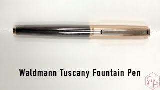 Waldmann Tuscany Rose Gold Fountain Pen [upl. by Ysset522]