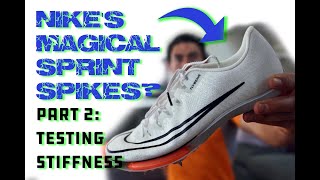 Nike Air Zoom Maxfly Proto Sprint Spikes Stiffness Test [upl. by Cudlip]