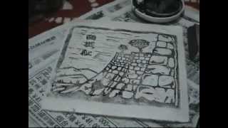 Japanese Woodblock Printing [upl. by Aiselad]