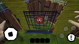 HELLO NEIGHBOR MOBILE ACT 2 TRAMPOLINE ESCAPE WALKTHROUGH [upl. by Leoj]