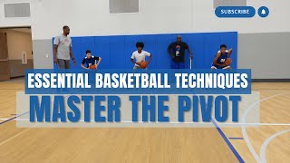 Master the Reverse Pivot Essential Basketball Footwork Techniques [upl. by Noskcire]