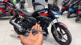 2023 New TVS Apache RTR 180 2V BT Details Review On Road price New Update amp Exhaust Sound [upl. by Ylliw]