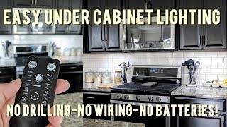 💡Easy amp Affordable Under Cabinet LED Lighting SolutionNo Wiring amp Rechargeable [upl. by Michaella255]