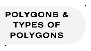 What is Polygon Polygon and Types of Polygons  Ms Rachel [upl. by Gnolb]