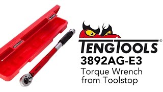 Teng Tools 3892AGE3 Torque Wrench  from Toolstop [upl. by Atinihc585]