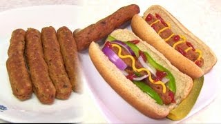 Homemade Vegetarian HOT DOG  Video Recipe  Vegan amp Gluten free [upl. by Chema]