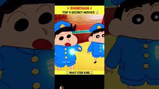 Shinchan top 3 secret movie facts shorts youtubeshorts trending shinchan [upl. by Bearnard]