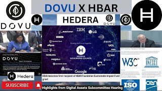 DOVU X HBAR Tokenization Carbon Credits HEDERA [upl. by Yehtomit]