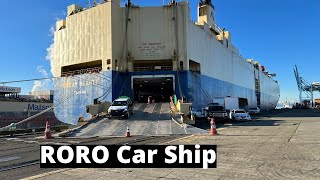 How cars are shipped in RORO vessel roro ship or shipping container overseas [upl. by Niamrej]