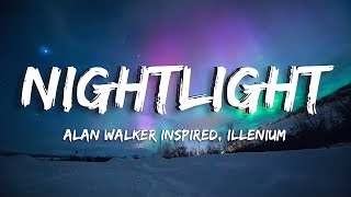 Nightlight  Alan Walker Inspiredillenium Albert Vishi remix •lyrics• [upl. by Auqenehs117]