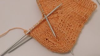 Die klassische Ferse  Socken stricken  Käppchenferse [upl. by Janice]