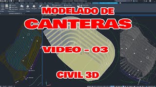 Civil3D CANTERAS  VIDEO 03 Taludes y Banquetas [upl. by Lurie]