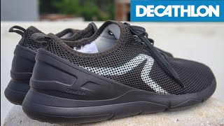 Decathlon shoesdecathlon shoes pw100decathlon shoes new feel  Men Walking Shoes PW 100  Black [upl. by Vanny]