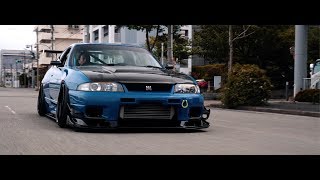 Shirasakas R33 GTR LM in the streets of Tokyo  4K [upl. by Sisi]