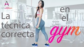 Técnicas correctas de ejercicios en GIMNASIO [upl. by Drugi331]