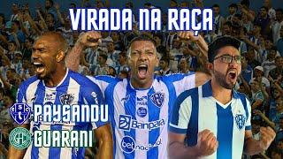 PAPÃO VIROU NA RAÇA  Paysandu 2x1 Guarani  Série B VLOG [upl. by Ulises541]