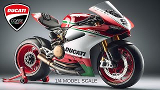 SIMPLE BUILD  HUGE 14 Model Scale Ducati Panigale 1299 R FINAL EDITION POCHER [upl. by Veriee]