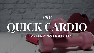 Quick Cardio  FullBody  Easy amp Effective  Get Your Heartrate up [upl. by Annelise]