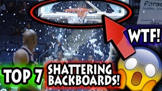 Top Breaking Backboard Moments in Basketball History NBA [upl. by Llerraj]