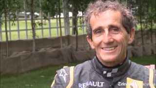 Alain Prost 50 years of racing at Goodwood [upl. by Debbie]