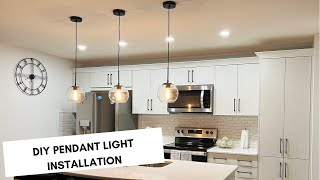 How to Install a Pendant light  Installing a Pendant Light  Easy DIY Installation from Wayfair [upl. by Scribner]