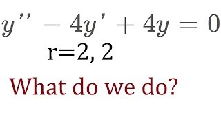 2 Repeated Roots  Dissecting Differential Equations [upl. by Suivatal]