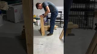 Framing out the enclosure for a MASSIVE 3D printer’s enclosure 3dprinting diy [upl. by Barron]