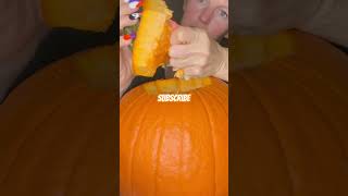 ASMR Halloween calming crinklingsounds relaxing pumpkins triggersounds triggersasmr [upl. by Akinas]