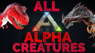 All ARK ALPHA DINOS Spawn Commands  PC Xbox PS4 [upl. by Adnilemre869]