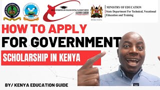 How to apply for government scholarship in Kenya 2023 [upl. by Ahsekin]