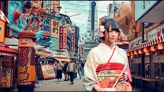 My first impression of Osaka Travel video tour 1 day top places to visit Japan 2024 [upl. by Corene]