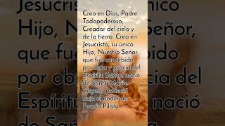 🙏 CREDO DE LOS APÓSTOLES CREDO CATÓLICO 🙏 SHORTS [upl. by Pat646]