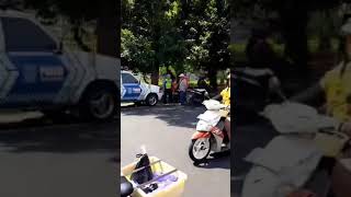 Kecekaan Motor Di dapan kuburan Bakalan Krapyak  Story Warga Kudus [upl. by Naira]