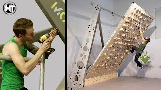 Building a Freestanding Outdoor Moon Board Climbing Wall  Diy home upgrade ideas completion ⏩4 [upl. by Darahs897]