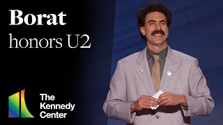 Borat honors U2  45th Kennedy Center Honors [upl. by Prue]