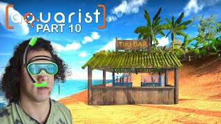 BEACHBAR aquarium op het strand  Aquarist part 10 [upl. by Yhtomiht]