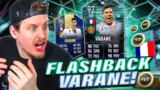 1000000 coins for THIS 92 FLASHBACK Varane Review FIFA 22 Ultimate Team [upl. by Ellekram25]