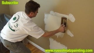 DIY Drywall Repair How to Fix Holes and Dents in the Wall Part 3 [upl. by Asek]