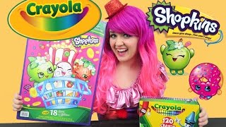 Coloring GIANT Shopkins Crayola Coloring Page  COLOR WITH KiMMi THE CLOWN [upl. by Eloken]