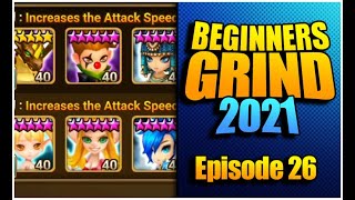 We should probably start using Jamire more Summoners War Beginners Grind 2021 Ep26 [upl. by Ihel]