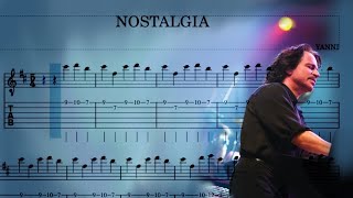 NOSTALGIA  Yanni  Guitar Tabs  Learn to play Nostalgia on Guitar [upl. by Mossman22]