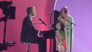 Watch Finneas HIDDEN Harmony In Billie Eilish quotWhat Was I Made Forquot Performance At 2024 GRAMMYs [upl. by Lissner865]