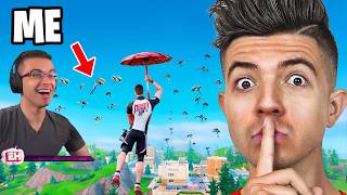 Sneaking into Nick Eh 30s Fortnite Game [upl. by Aivatahs]