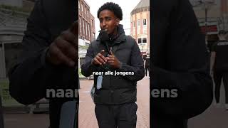 Wat is de mooiste jongens trainingspak 🤔👇🏾shorts straatinterview reels [upl. by Eidda600]