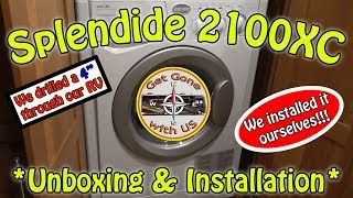 How to Install a Splendide Combo WasherDryer in an outdoor RV kitchen [upl. by Louis207]