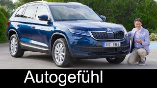 Skoda Kodiaq FULL REVIEW test driven allnew SUV neu Style amp Ambition 14 TSI  Autogefühl [upl. by Noellyn]