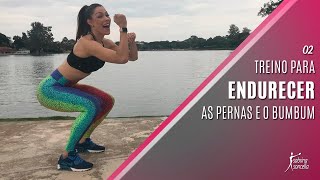 TREINO PARA ENDURECER AS PERNAS E O BUMBUM [upl. by Yer]